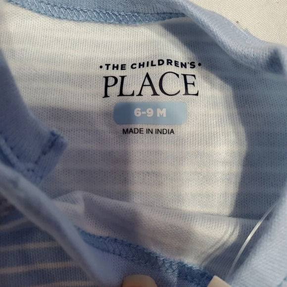 NWT The Children's Place Baby Boy's Footed Christmas Pajamas Bodysuit 6 - 9 M - Picture 5 of 5